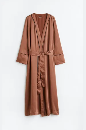 H&M Satin-Morgenmantel - Beige