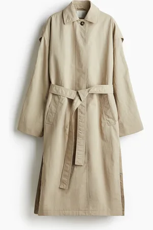 H&M Trenchcoat mit Seitenschlitzen - Beige