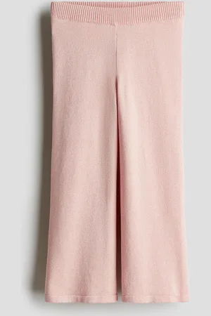 H&M Glitzernde Leggings aus Feinstrick - Pink