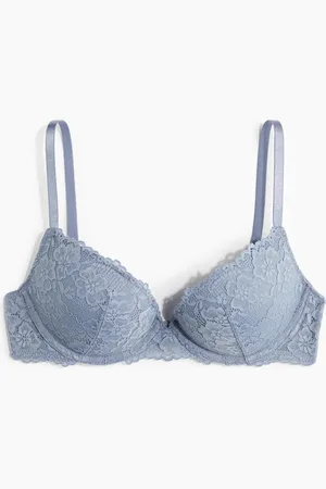 H&M Super-Pushup-BH aus Spitze - Blau