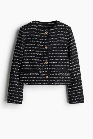 H&M Jacke aus Strukturstoff - Blau