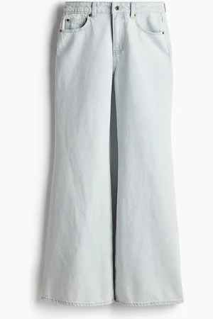 H&M Flared Regular Jeans - Blau