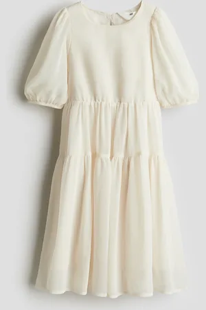 H&M Chiffonkleid - Beige