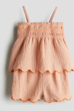 H&M Zweiteiler aus Baumwollmusselin - Orange