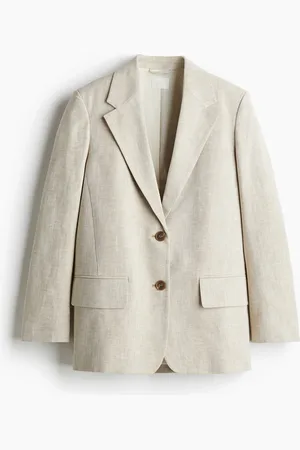 H&M Blazer aus Leinenmix - Beige