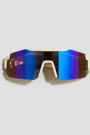 H&M Verspiegelte Sport-Sonnenbrille - Beige