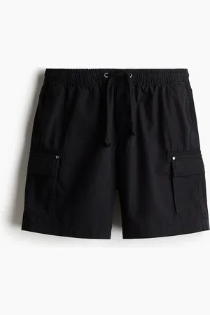 H&M Cargoshorts in Relaxed Fit - Schwarz