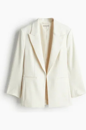 H&M Taillierter Blazer - Weiß