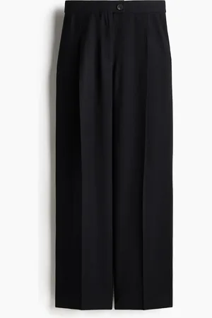 H&M Weite Twillhose - Schwarz