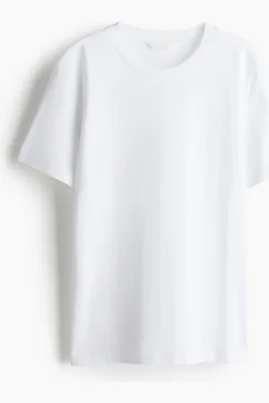H&M T-Shirt aus Baumwolle - Weiß