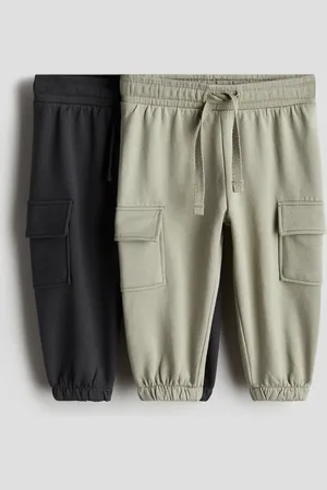 H&M 2er-Pack Cargo-Joggpants - Grün