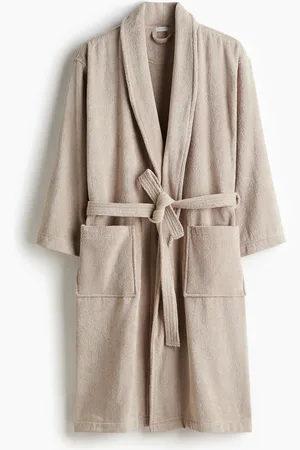 H&M Bademantel aus Frottee - Braun