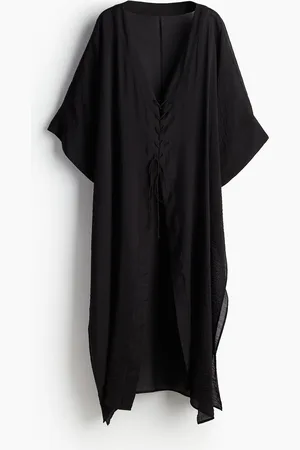 H&M Kaftankleid für den Strand - Schwarz