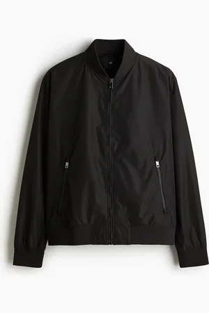 H&M Leichte Pilotenjacke in Regular Fit - Schwarz