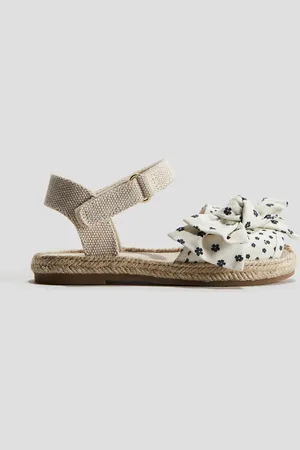H&M Sandalen mit Knöchelriemen - Weiß