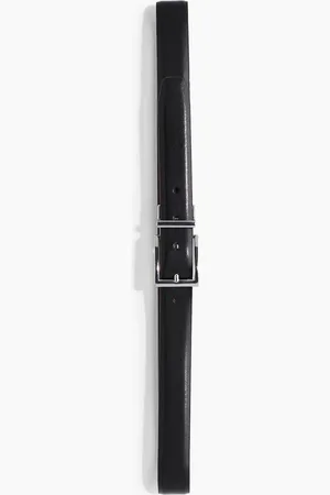 H&M Wendbarer Ledergürtel - Schwarz