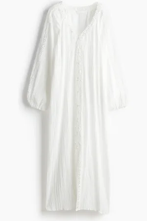 H&M Kleid mit Spitze - Weiß