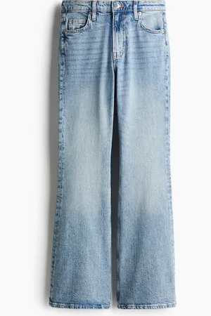 H&M Flared High Jeans - Blau