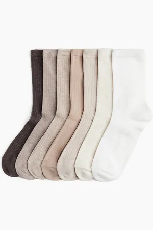 H&M 7er-Pack Socken - Weiß