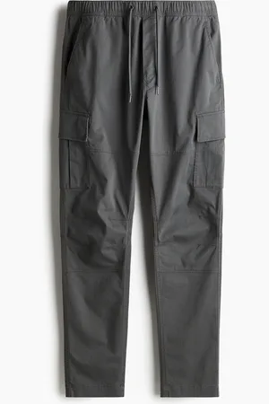 H&M Cargohose in Slim Fit - Grau