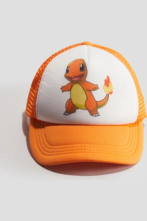 H&M Bedruckte Cap - Orange