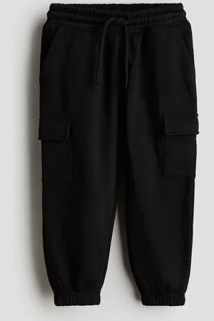 H&M Cargo-Joggpants mit angerauter Innenseite - Schwarz