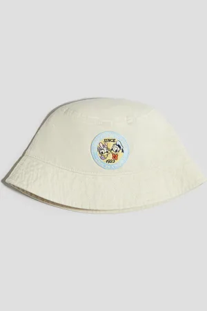 H&M Bucket Hat mit Motivdetail - Beige