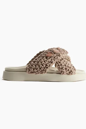 H&M Woven Stones Sandal - Braun