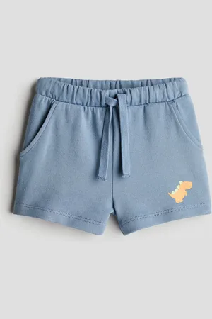 H&M Sweatshorts mit Print - Blau
