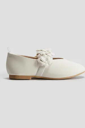 H&M Ballerinas mit Applikationen - Weiß