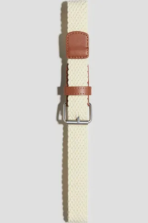 H&M Flechtgürtel - Gelb