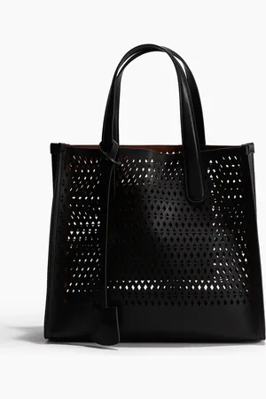 H&M Shopper mit Perforierungen - Schwarz