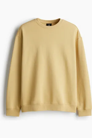 H&M Sweatshirt in Loose Fit - Gelb