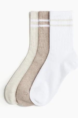 H&M 3er-Pack Sportsocken mit DryMove™ - Beige