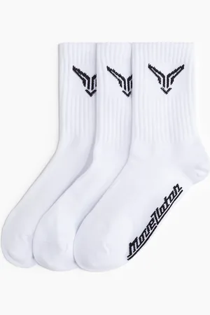 H&M 3er-Pack Sportsocken mit DryMove™ - Weiß