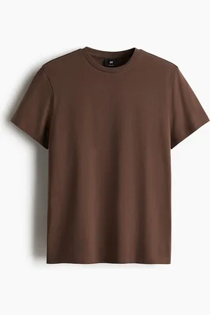 H&M T-Shirt in Regular Fit - Beige
