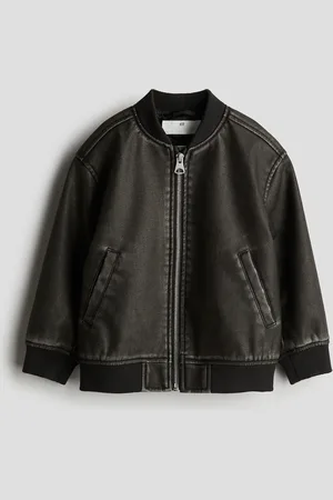 H&M Pilotenjacke mit Coating - Schwarz