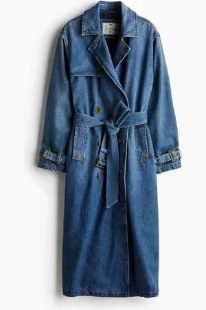 H&M Spade Trench - Blau
