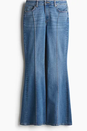 H&M Flared High Jeans - Blau