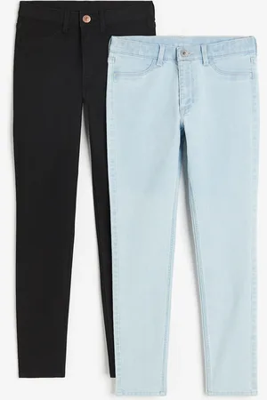 H&M 2er-Pack Skinny Fit Jeans - Blau