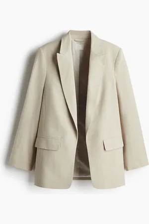 H&M Blazer aus Lyocell-Mix - Braun
