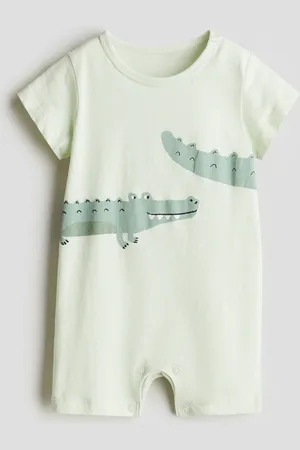 H&M Bedruckter Pyjama - Grün