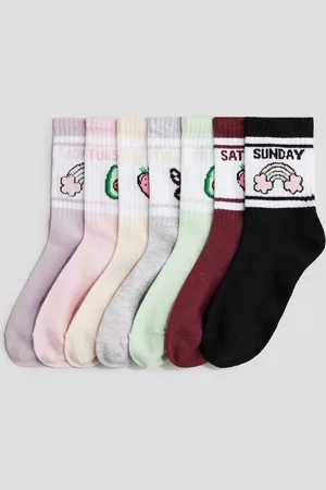 H&M 7er-Pack Socken - Lila