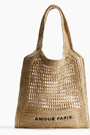 H&M Tote Bag aus Stroh - Beige