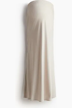 H&M MAMA Satinrock - Beige