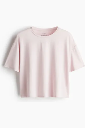 H&M Kastiges Sportshirt mit DryMove™ - Pink