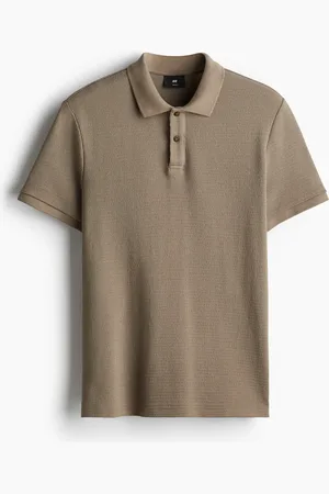 H&M Poloshirt in Slim Fit - Beige