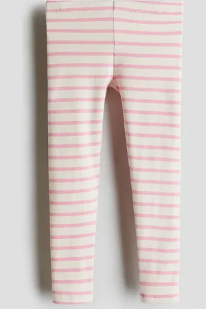 H&M Gerippte Jerseyleggings - Pink