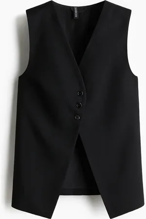 H&M Langes Anzuggilet - Schwarz