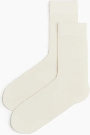 H&M Socken aus Bambus/Viskose - Weiß